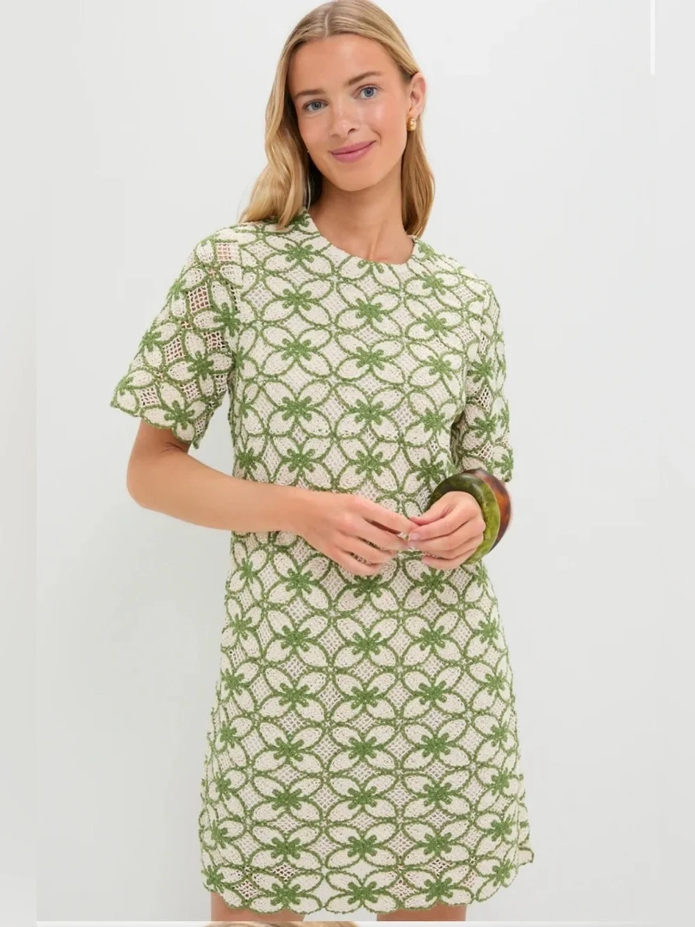 Tuckernuck fern crochet belclaire dress size medium nwt